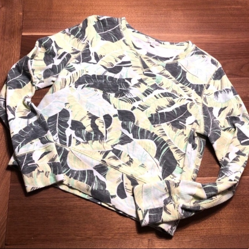 Gap palm leaf Crewneck pullover